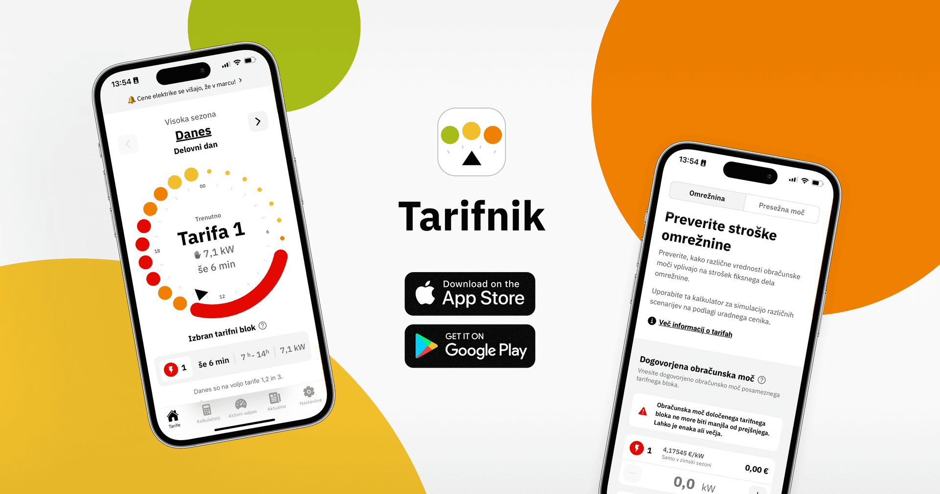 Aplikacija Tarifnik (za večje prihranke)